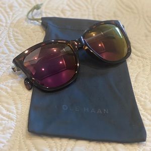 Cole Haan Polarized Tortoise Sunglasses